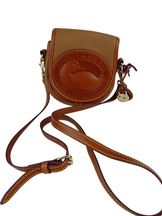 Dooney & Bourke Handbags - Dooney & Bourke All Weather Leather Big Duck Purse - Brown